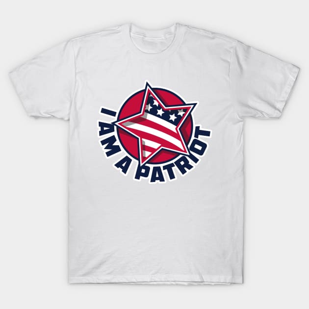 I Am a Patriot T-Shirt by MarkSeb